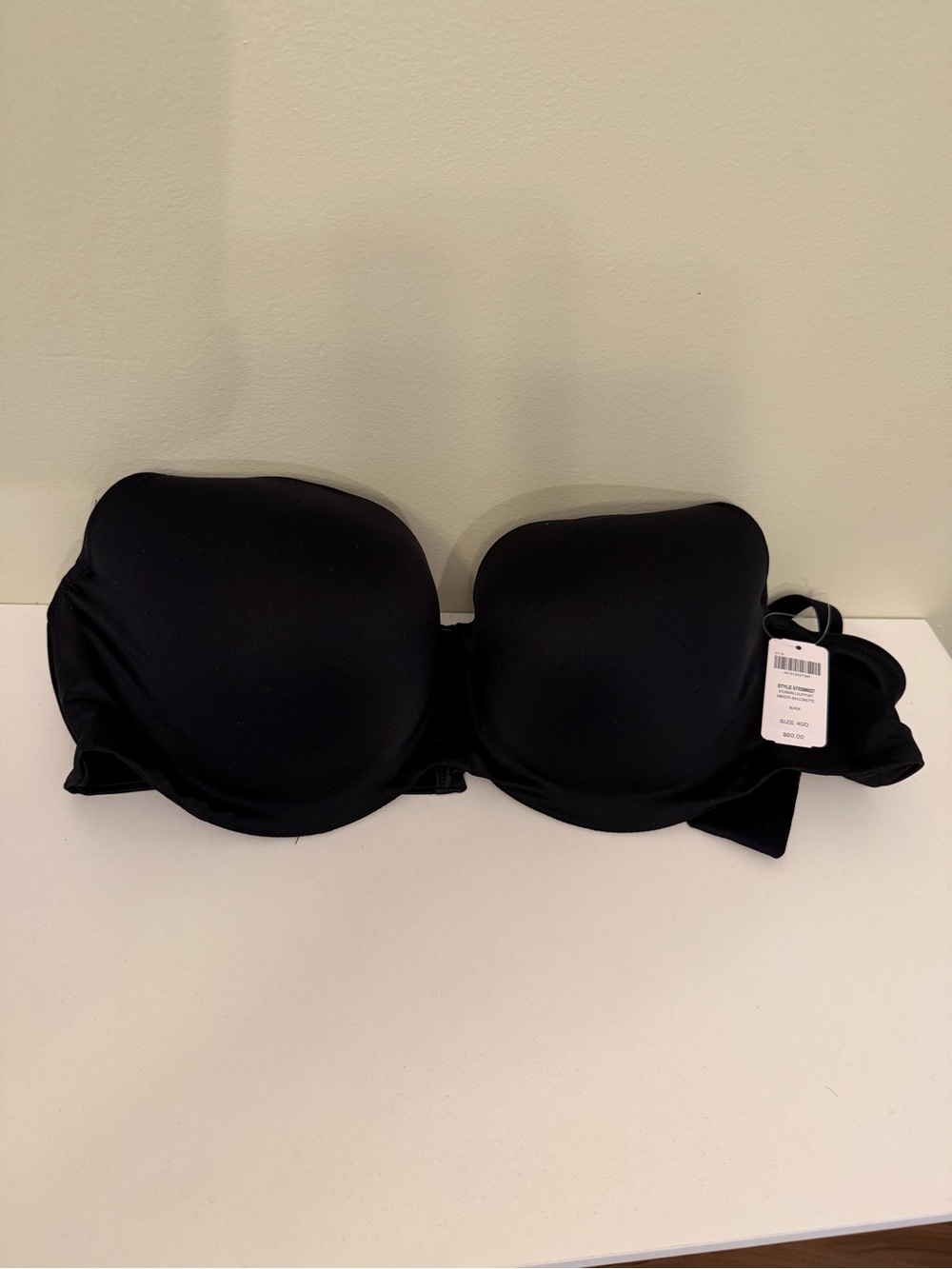 Soma Stunning Support Smooth Balconette Bra Black